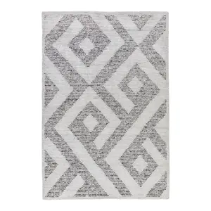 Handmade Fine Indian Modern Wool and Bamboo Silk Carpet