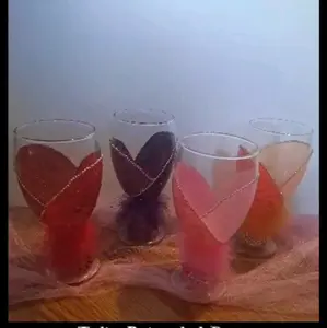 Tulip Bejewled Birthday Party Celebration Glasses Flower Masks