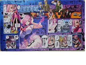 Vinsmoke Reiju Deskmat Pirates Playmat Mouse Pad Cozy Gaming Desk Mat Anime Setup Pad