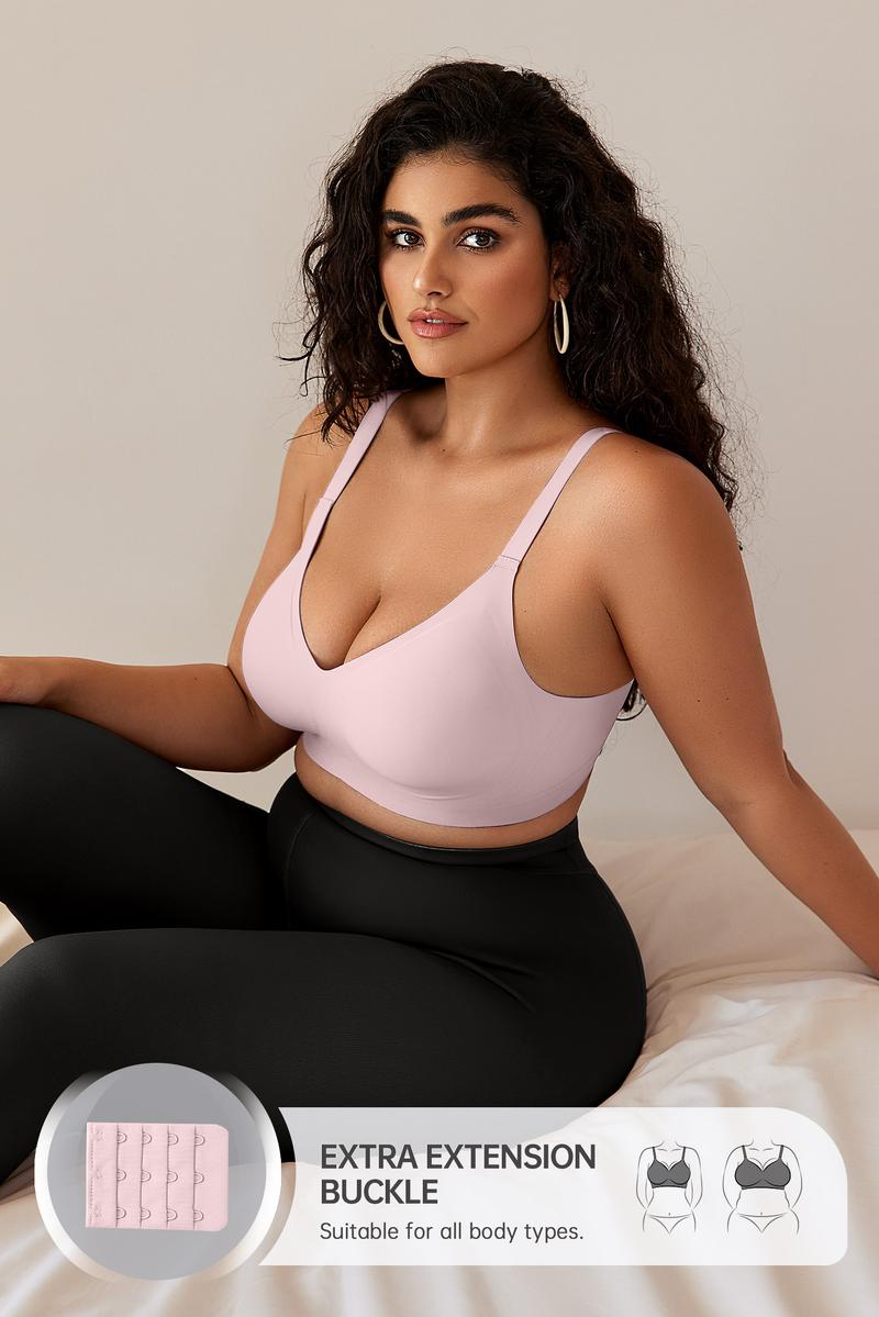 OEAK Women Comfortable Push Up Bras Wireless Seamless Full Coverage Bra Buttery Soft Everyday Tshirt Bra Convertible Bra OEAK Women Comfortable Push Up Bras Wireless Seamless Full Coverage Bra Buttery Soft Everyday Tshirt Bra Convertible Bra