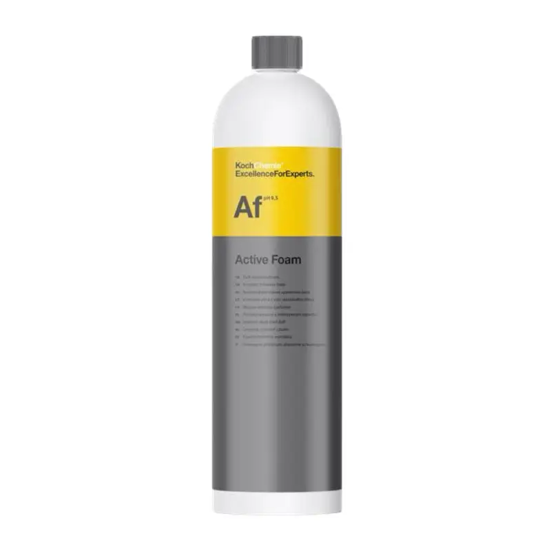 Koch Chemie Active Foam – High-Foaming Prewash, Strong Cleaning Power, Pleasant Scent, Safe on Coated & Waxed Surfaces, Ideal for Foam Cannons
