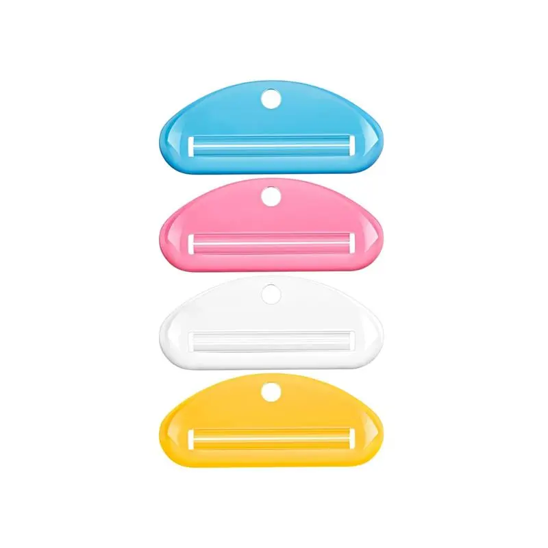 4 Pack Toothpaste Squeezer – Colorful Tube Dispenser Clips for Bathroom & Cosmetic Cream Tubes