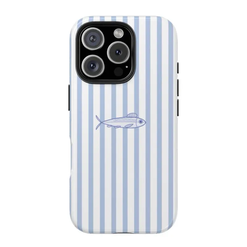 Striped Fish Phone Case