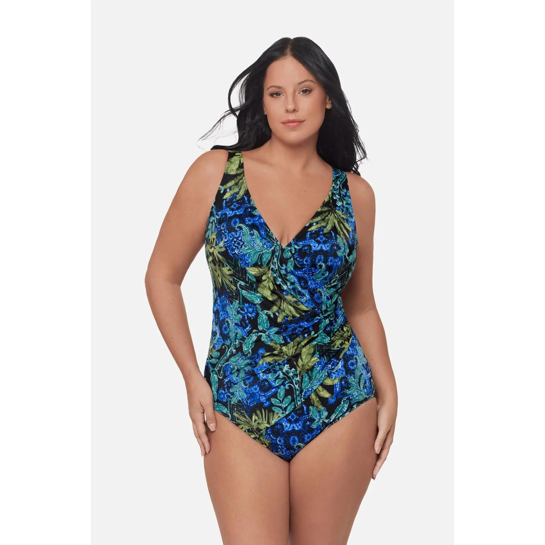 Plus Size Oceanus One Piece in Gasparilla