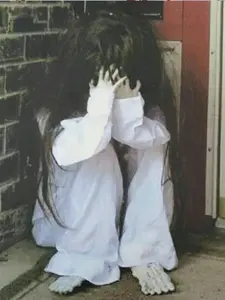 Crying Ghost Halloween Girl Spirit Bar Haunted House Escape Room Horror Props Insane Asylum Crying Female Ghost Wholesale