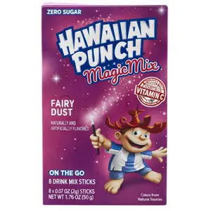 12x Hawaiian Punch Magic Mix Fairy Dust - Flavoring Powder Drink Mix Pack - Refreshing Hydration 0.56oz