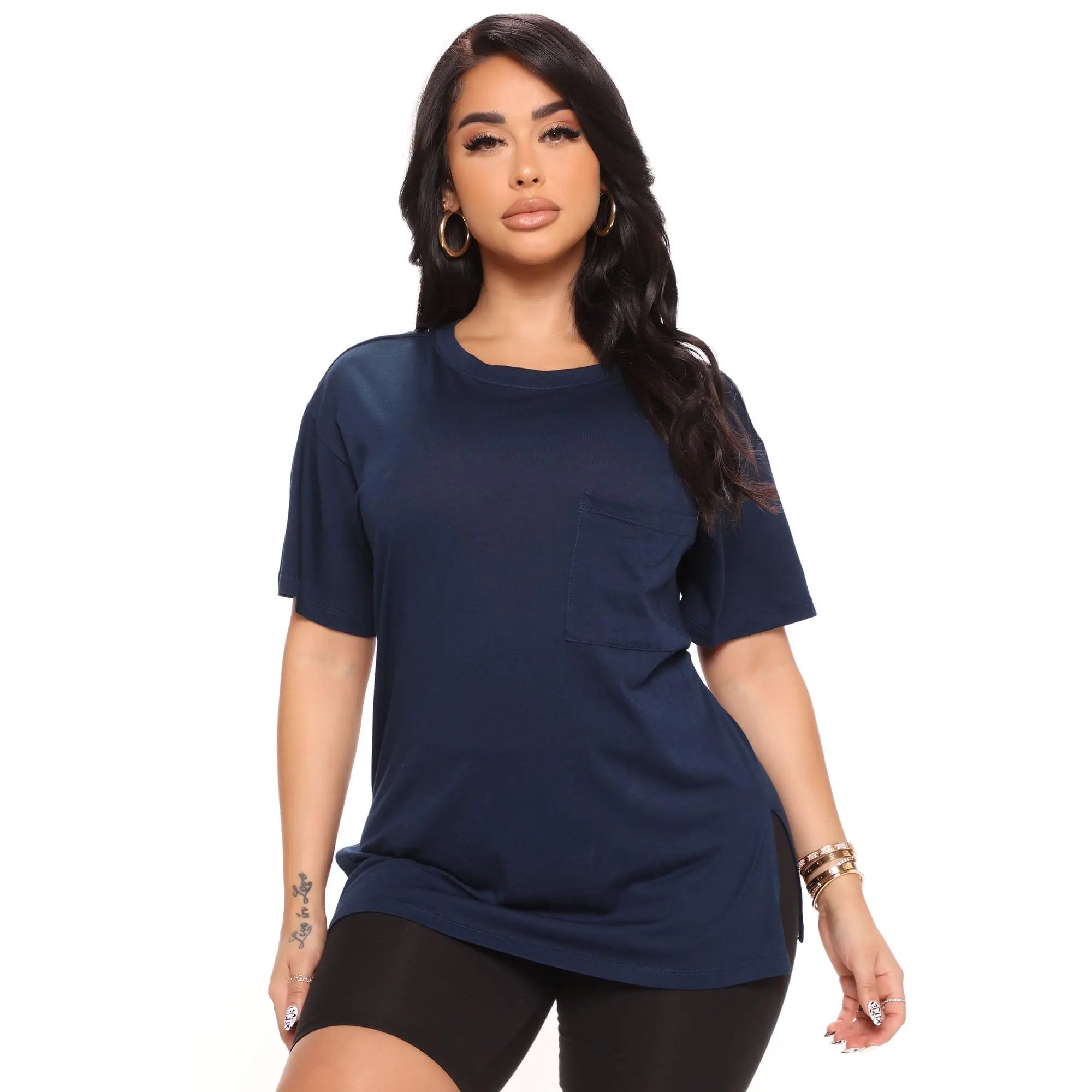 Laid Back Chillin' Pocket Tee - Navy