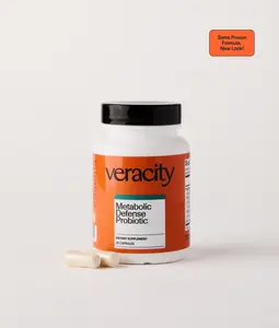Metabolic Defense Probiotic - 20 Billion Active Cultures, 7 Probiotic Strains for Digestion & Immunity Support