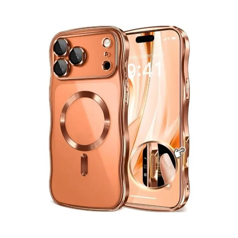 Magnetic 17 pro max iPhone Case - iPhone 17 Pro Max Case - MagSafe Compatible Case - Shockproof Slim Case - Crystal Clear iPhone 17 Pro max Case