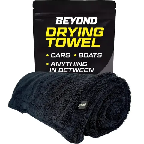 Premium 24x36 in. Microfiber Car Wash Towel - Microfiber Cleaning Cloths for Vehicle Wash Kit, Super Absorbent, 1-Pass Scratch-Free, Ceramic-Safe Use Detailing Towel for Cars, Boats