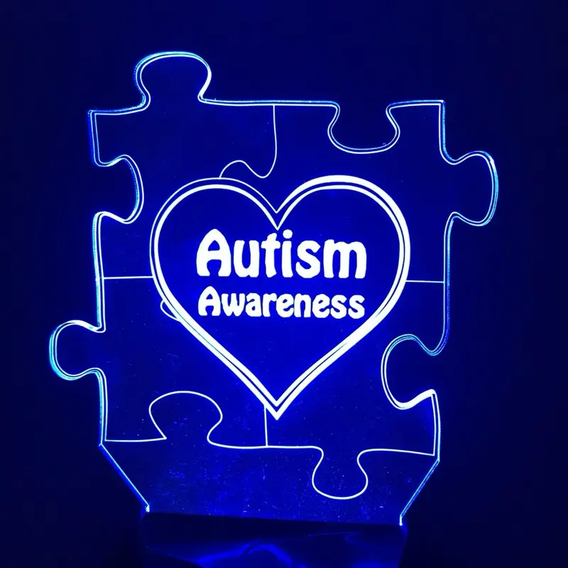 Autism awareness light