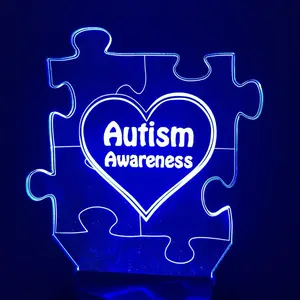Autism awareness light