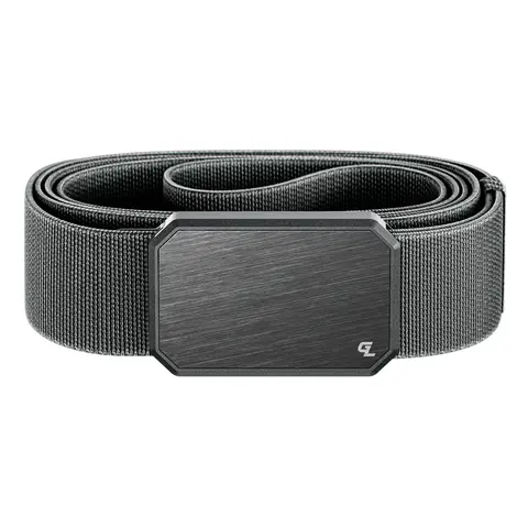 Groove Life Groove Belt, Men's Magnetic Stretch Belt, Adjustable Fit & Durable for Work, Everyday Carry & Casual Wear, Gun Metal / Deep Stone