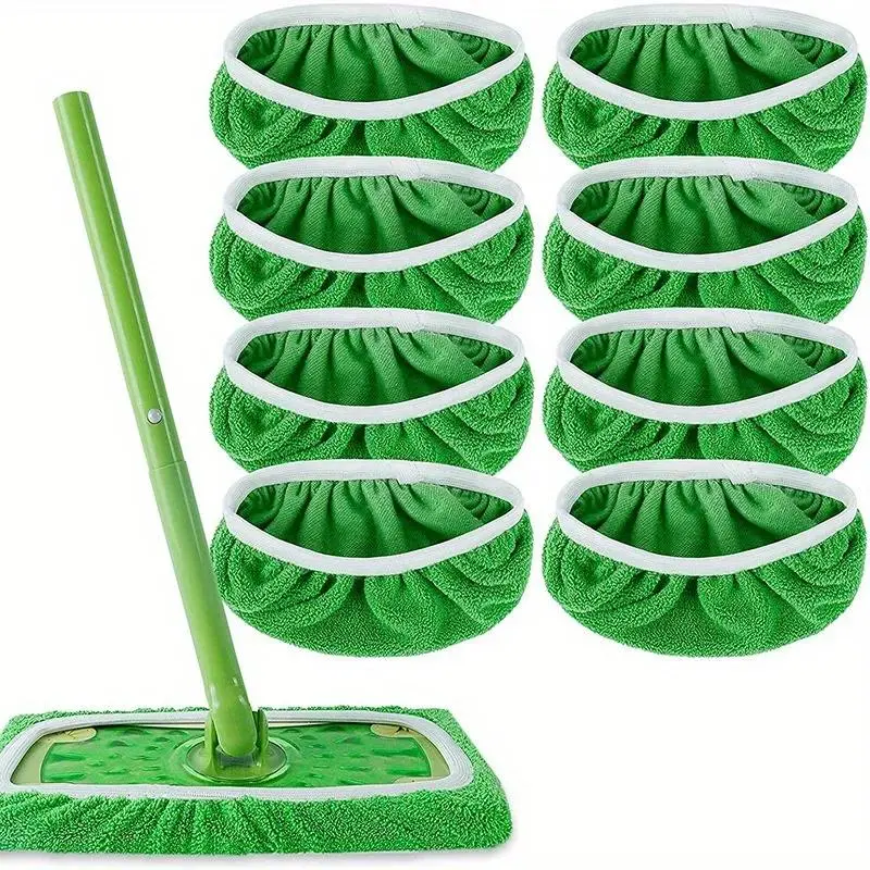 10pcs mop accessories, ultrafine fiber mop, flat mop replacement, cloth cover, mop, small size 25.4 * 11.5, Clean Mop, Flat Mop Pads