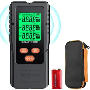 Proster 3 in 1 EMF Detector, Electric Magnetic and RF/Microwave Detector, for 5G, Cell Towers, WiFi and Smart Meters, EMF Reader for Ghost Hunting Equipment Home, Office