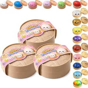 ZANOK Dumpling Squishy Mystery Box Viral, 2026 New Dumpling Squishy Mystery Box - Surprise Dumpling Squishy, Rare Dumplings Bun Stress Relief Fidget Set, Random Colors (3 Packs)