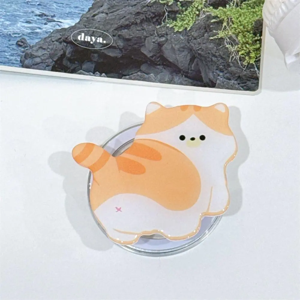 Korean Cute Cat Cartoon cx-01 Griptok - Magsafe Magnetic Mount Phone Stand Holder for iPhone, Pad, Smartphone Accessories (Toys & Hobbies DIY Felt Crafts, Griptok cx-01/02)