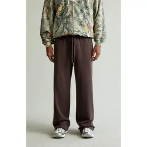 Pacsun Men's Brown Fleece Extreme Baggy Sweatpants
