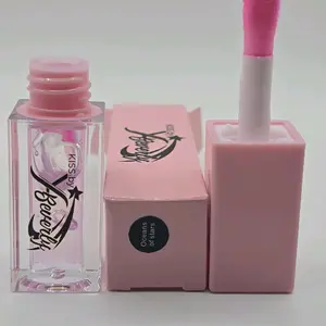 Clear Lip Oil Glossy - Transparent Formula for Glossiness , moisturizing glow lip oil non sticky primer lip oil