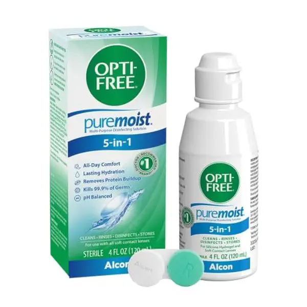 OPTI-FREE Puremoist Multi-Purpose Contact Lens Solution, 4 Fl Oz OPTI-FREE Puremoist Multi-Purpose Contact Lens Solution, 4 Fl Oz