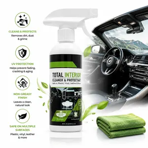 Fix Blurry Glass & Dirty Seats Kit - Ultimate Car Detailing Products with Foaming Interior Stain Eraser, Yellow Headlight Polish, Windshield Oil Film Remover