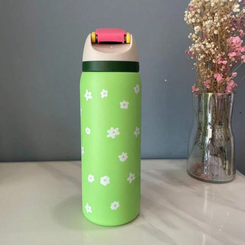 BFCxOwala 32oz Insulated Stainless Steel Water Bottle With Straw For Active Lifestyle Travel School Outdoor Hydration Tumbler Reusable