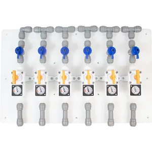 Duotight Draft Regulator Board | Gas Manifold | 6 Way