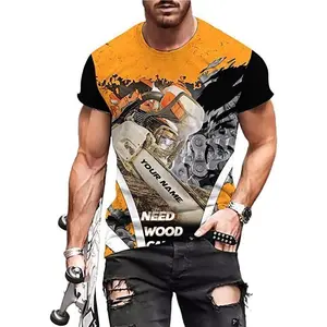 Personalized Name Arborist Shirts 3D, Cool Lumberjack Art Men Women Arborist 4