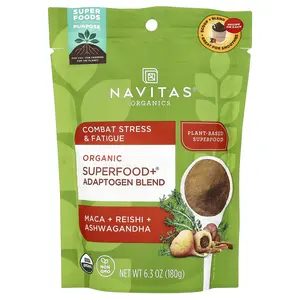 Navitas Organics Organic Superfood+® Adaptogen Blend, 6.3 oz (180 g)