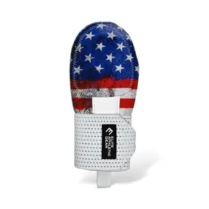 Elite Athletic Gear Old Glory Sliding Mitt for Adults - Durable Neoprene with Hard Shell Plates & Velcro Closure for Baseball & Softball Protection