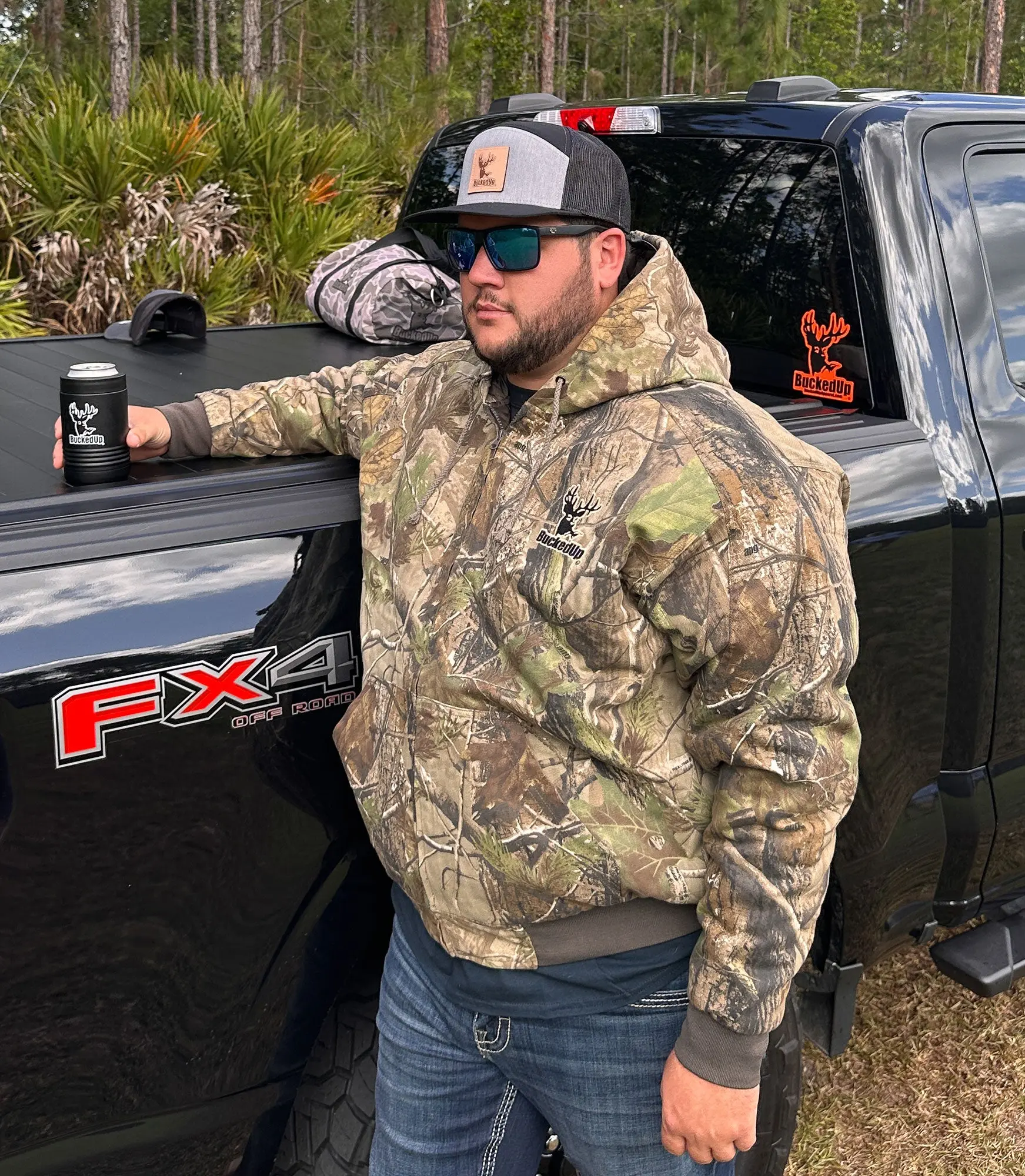 BuckedUp® Realtree APG Camo Bomber Jacket