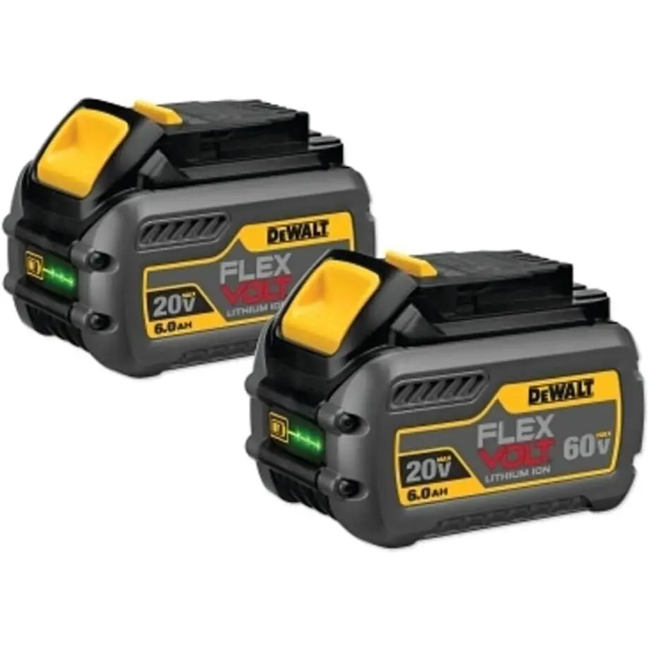 DEWALT 20V MAX* Batteries, Premium, 6.0-Ah, 2-Pack (DCB606-2)