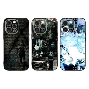 Silent Horror Hill Game Phone Cases For iPhone 17 16 15 14 13 12 11 Promax Pro Air Plus Soft Silicone Black Shockproof Protective Cover Protection