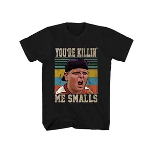 Summer t Shirts The Sandlot Movie Poster Inspired Men'S T-Shirt - 100% Cotton Crew Neck Tee with Geometric Pattern Golf Gift T-Shirt For Men and Women