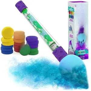Magic Bath Paint Brush Set for Kids - Non-Toxic Fizzing Color Bombs & Painting Tools for Creative Sensory Bathtub Fun