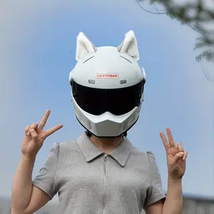 Plush Cat Ear Helmet Decoration, Easy Install Headwear Accessory, Perfect Festive Gift Idea for Party Christmas Birthday, Stylish & Functional Design