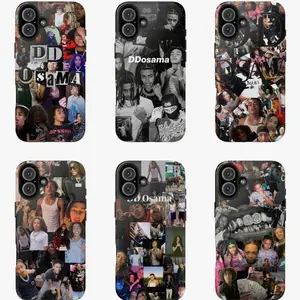 6 Styles DD Osama Phone Case – Rap Collage Street Aesthetic, Underground Rapper Compatible with iPhone 17, 16, 15, 14, 13, 12, 11, X & Galaxy.