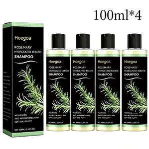 【BUY 2 GET 2】Rosemary Shampoo - BoostHair Growth, Control Oil and Dandruff,Soothe Scalp lritation and RestoreShine!  Hydrolyzed Keratin Organic Haircare Nourishes Hair Rosemary Strengthening Shampoo