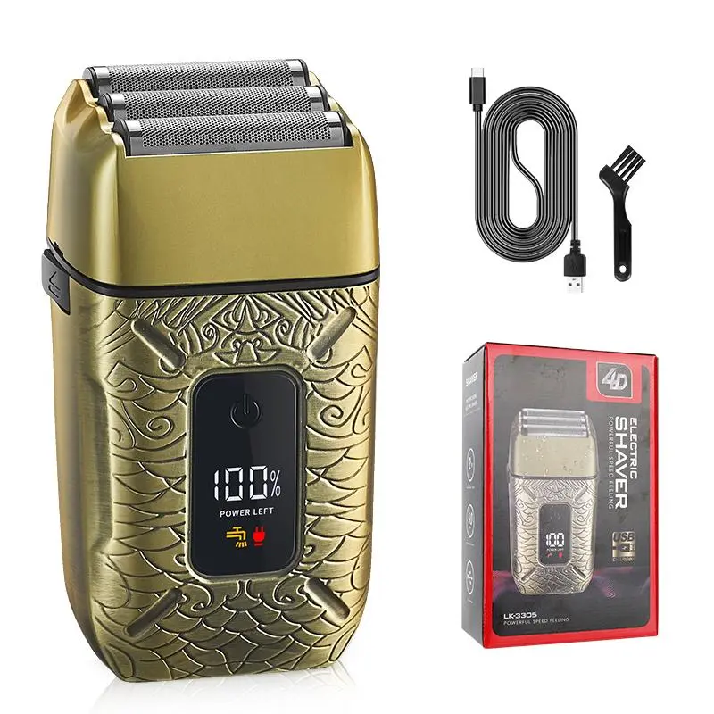 Electric Foil Shaver, 1 Box Men's Cordless Electric Razor & Accessories, Wet and Dry Use Electric Shaver, Safety Razor for Men Daily Use, Rechargeable Shaver