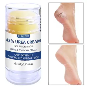 42 % Urea Hand & Foot Care Roller Stick, 2 % Salicylic Acid Roll-on Hand & Foot Skin Care Cream, Portable Moisturizing Cream for Cracked Skin, Intensive Foot Care Moisturizer