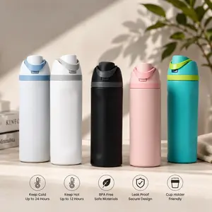 Owala Stainless Steel Vacuum Insulated Water Bottle Double Wall Sports Cup for Hiking Camping Travel