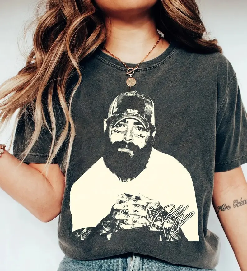 Vintage Posty 2024 Fans shirt, Malone Music The Album Shirt, 90s tshirt Music graphic, Gift for men Women Comfort Colors Shirt