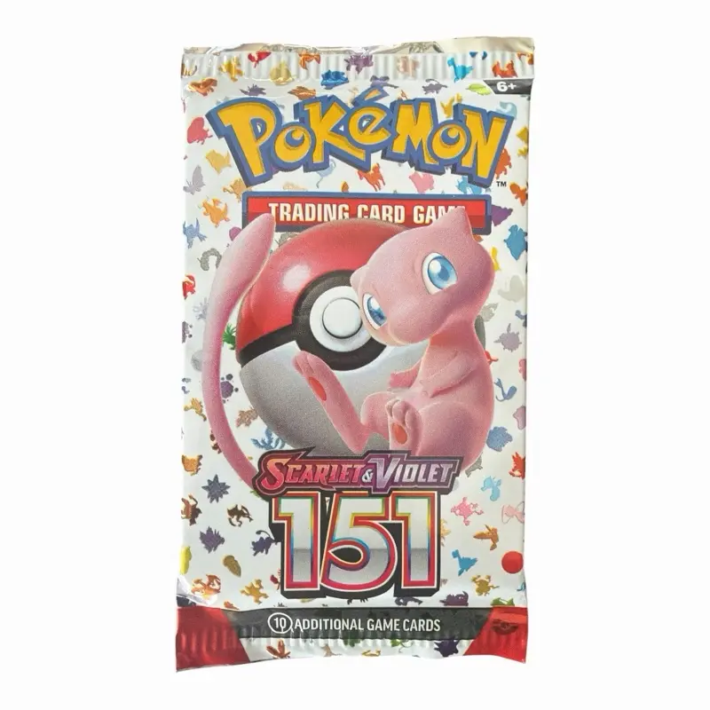 Pokémon Scarlet and Violet 151 booster pack (10 cards per pack)