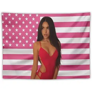 Madison Funny Tapestry Indoor Rapper Beer Flag Gift Canvas Poster bedroom Aesthetic Wall Art Home Print Bedroom Decor Decoration Artwork