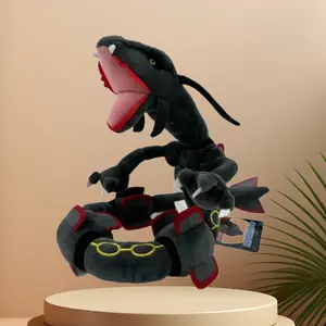 Shiny Rayquaza Plush Doll, Fluffy Soft Stuffed Animal Toy, Cute Huggable Collectible Plushie, Perfect Gift for Pokemon Fans and Kids  29.9in
