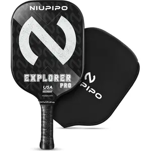 Niupipo Pickleball Paddles, USAPA Approved Pro Graphite Pickleball Paddle/Paddles Set, Polypropylene Honeycomb Core, Cushion 4.72In Grip, Portable Bag/Paddle Cover, Lightweight Pickleball Racket niupipo Dongguan Mingxuan Carbon Fiber Technology Co., Ltd.