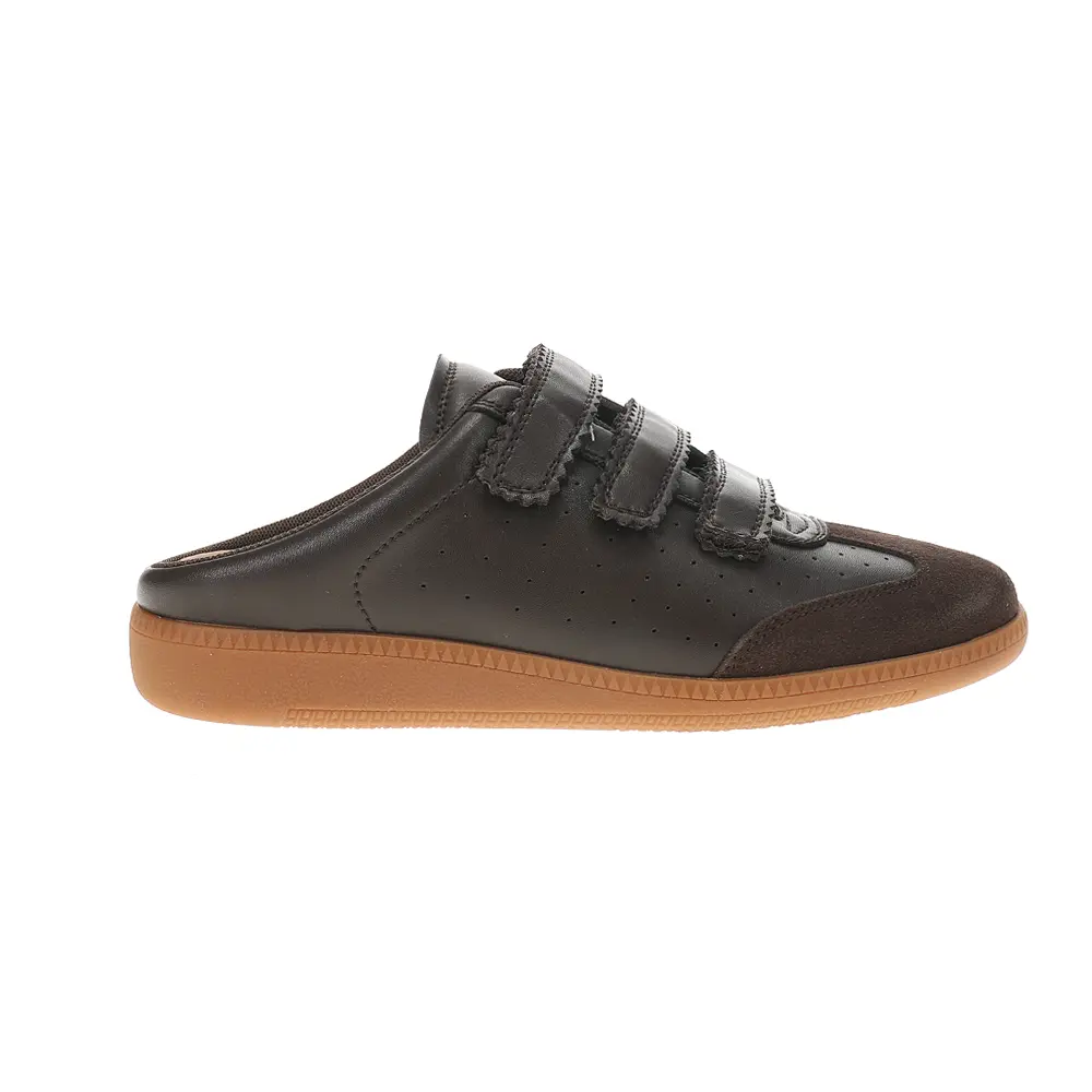 Steve Madden Womens Memento Slip On Mule Sneakers Shoes Casual - Brown