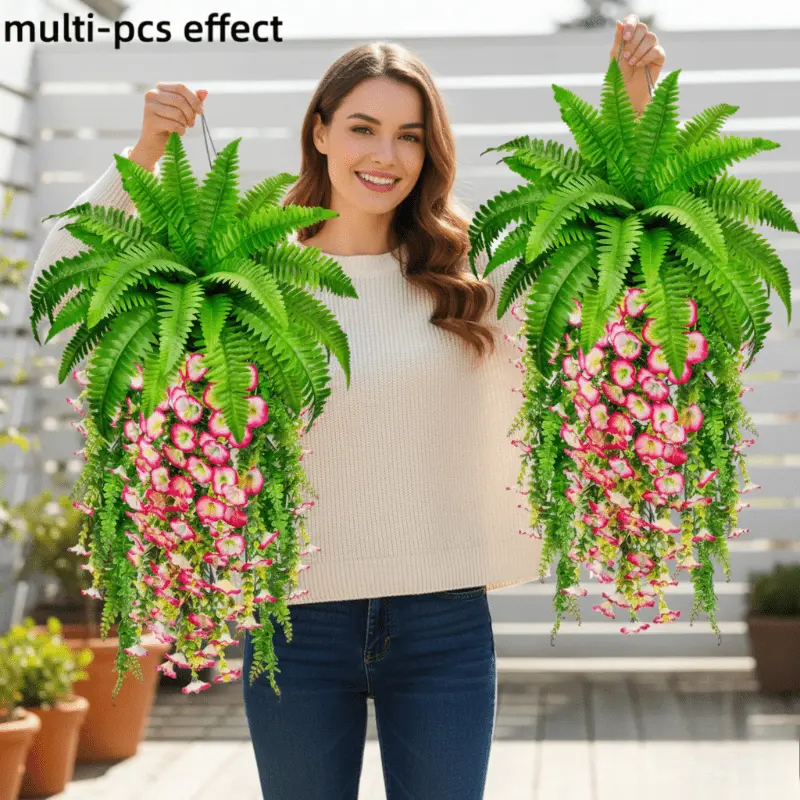 fake hanging plants that look real - TikTok Shop