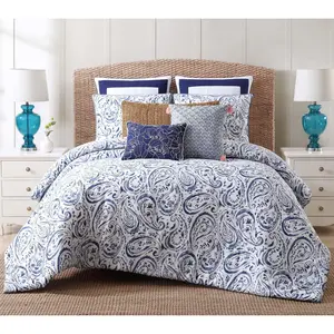 Oceanfront Resort Indienne Paisley King Comforter Set