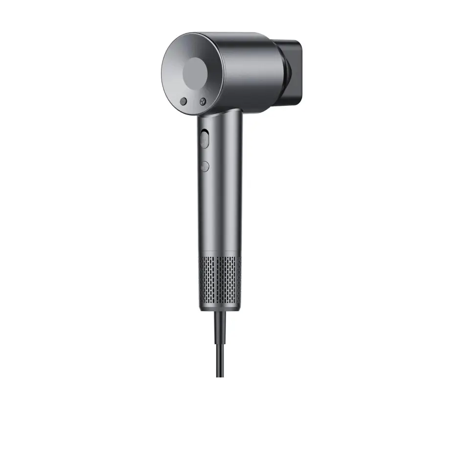 aowoka High-Speed Ionic Hair Dryer with Diffuser, Deep Grey | 500 Million Negative Ions, Heat Control, Low-Noise Operation
